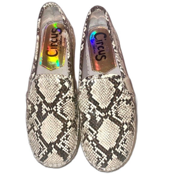 CIRCUS SAM EDELMAN CORA SNAKE PLATFORM ESPADRILLE SIZE 7 - Picture 1 of 10